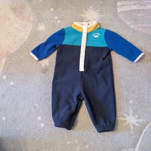 Old Navy Blue and Yellow Kids Footie